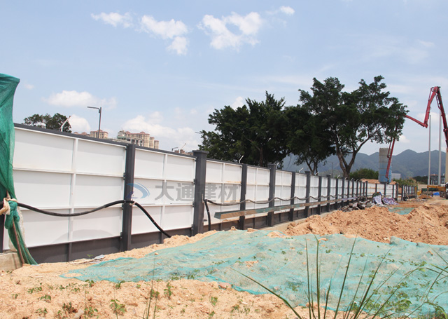 東莞長安建筑工地圍擋哪家好？選擇大通烤漆圍擋A類-東莞-深圳市大通建材有限公司鋼圍擋生產定制廠家